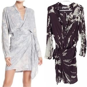 - Young fabulous & broke twist raine tie die wrap dress…